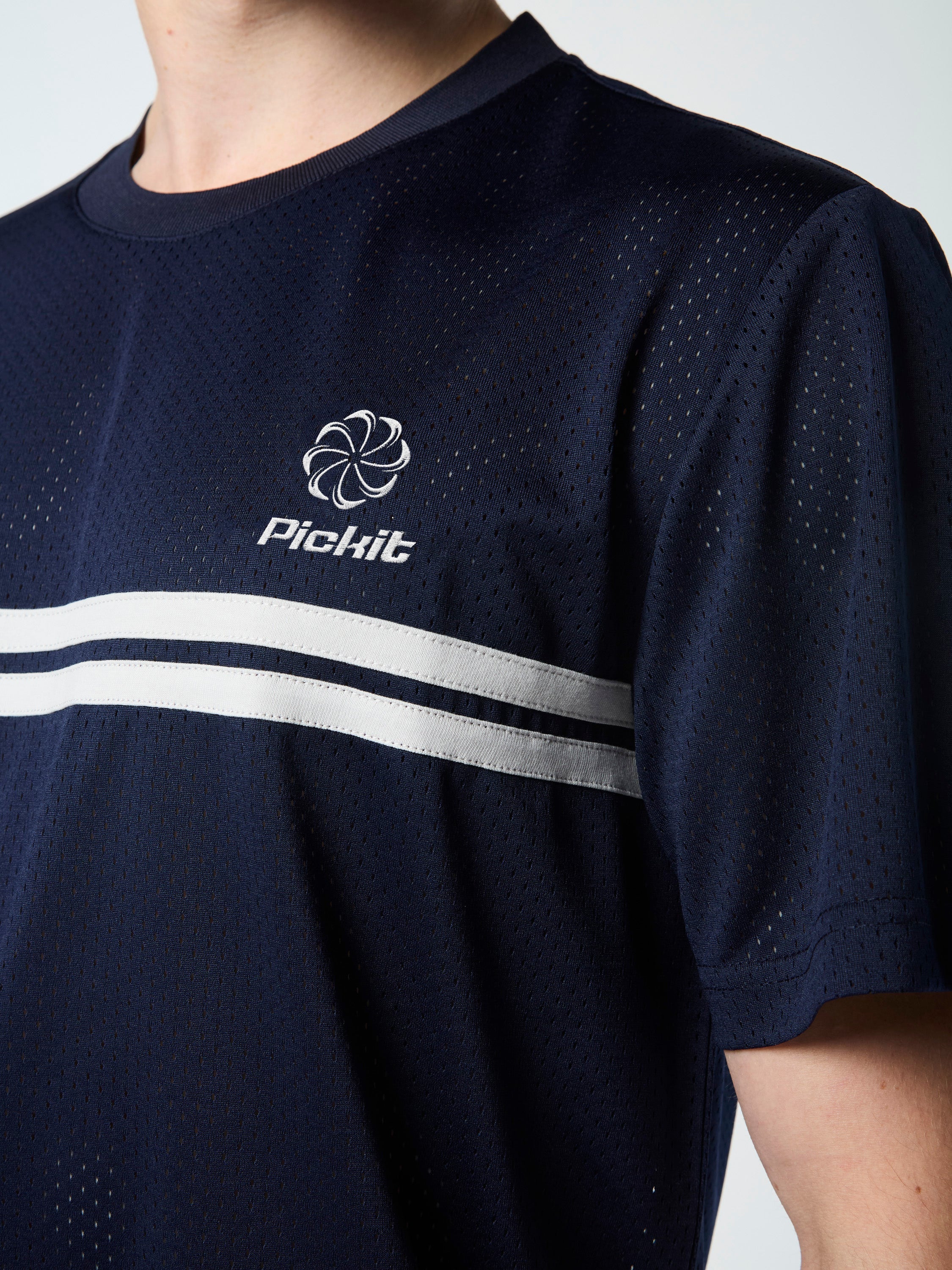 Pickit Mesh Performance T Shirt - Navy 1759204667801.jpg