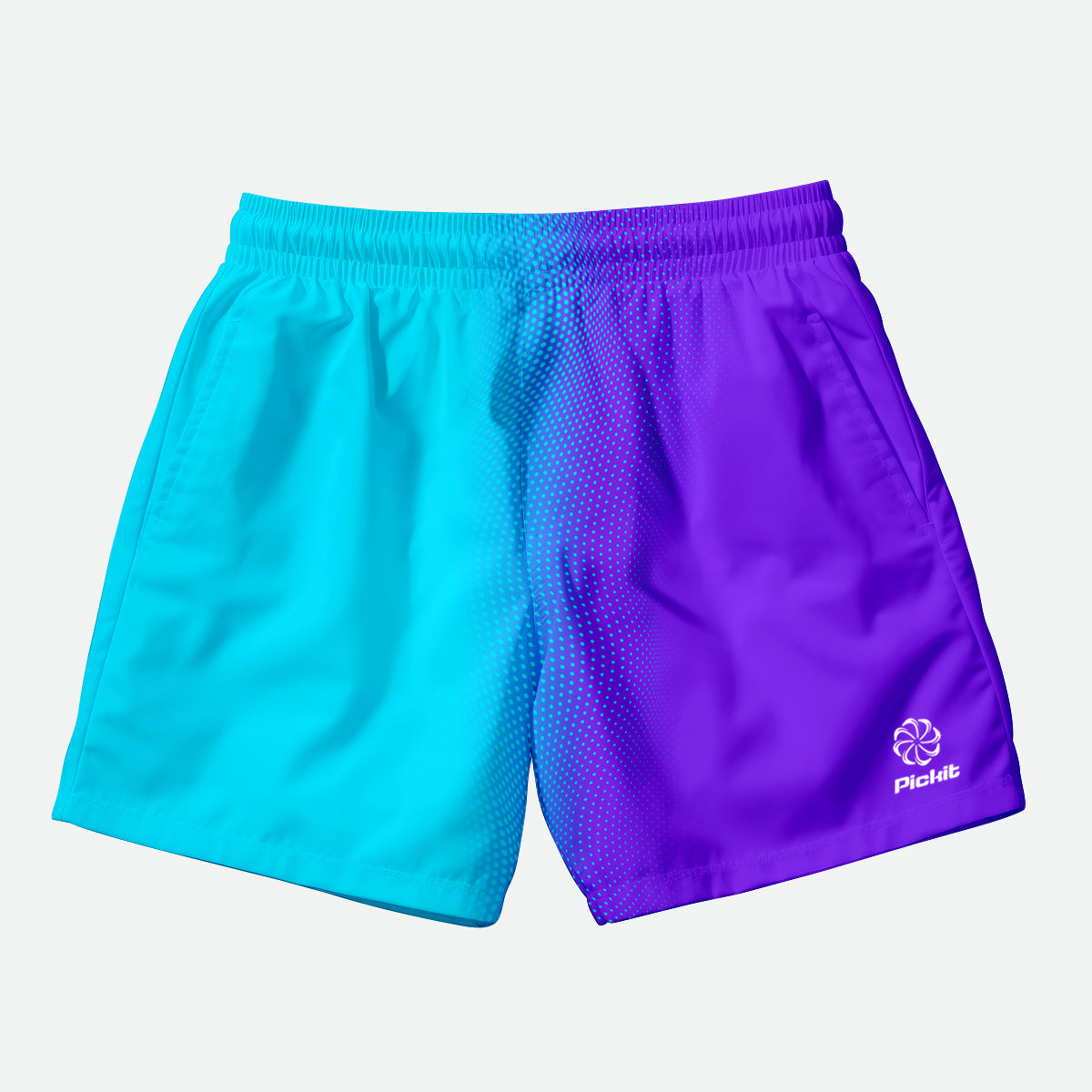 Blue Purple Court Shorts