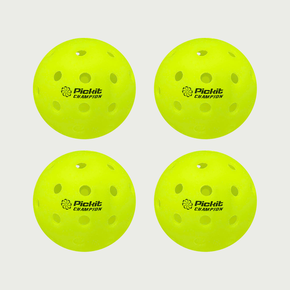 Bóng thi đấu Pickleball Pickit Champion Balls - Hộp 1 - 4 - 60 - 333
