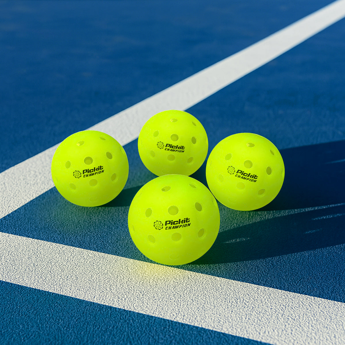 Bóng thi đấu Pickleball Pickit Champion Balls - Hộp 1 - 4 - 60 - 333