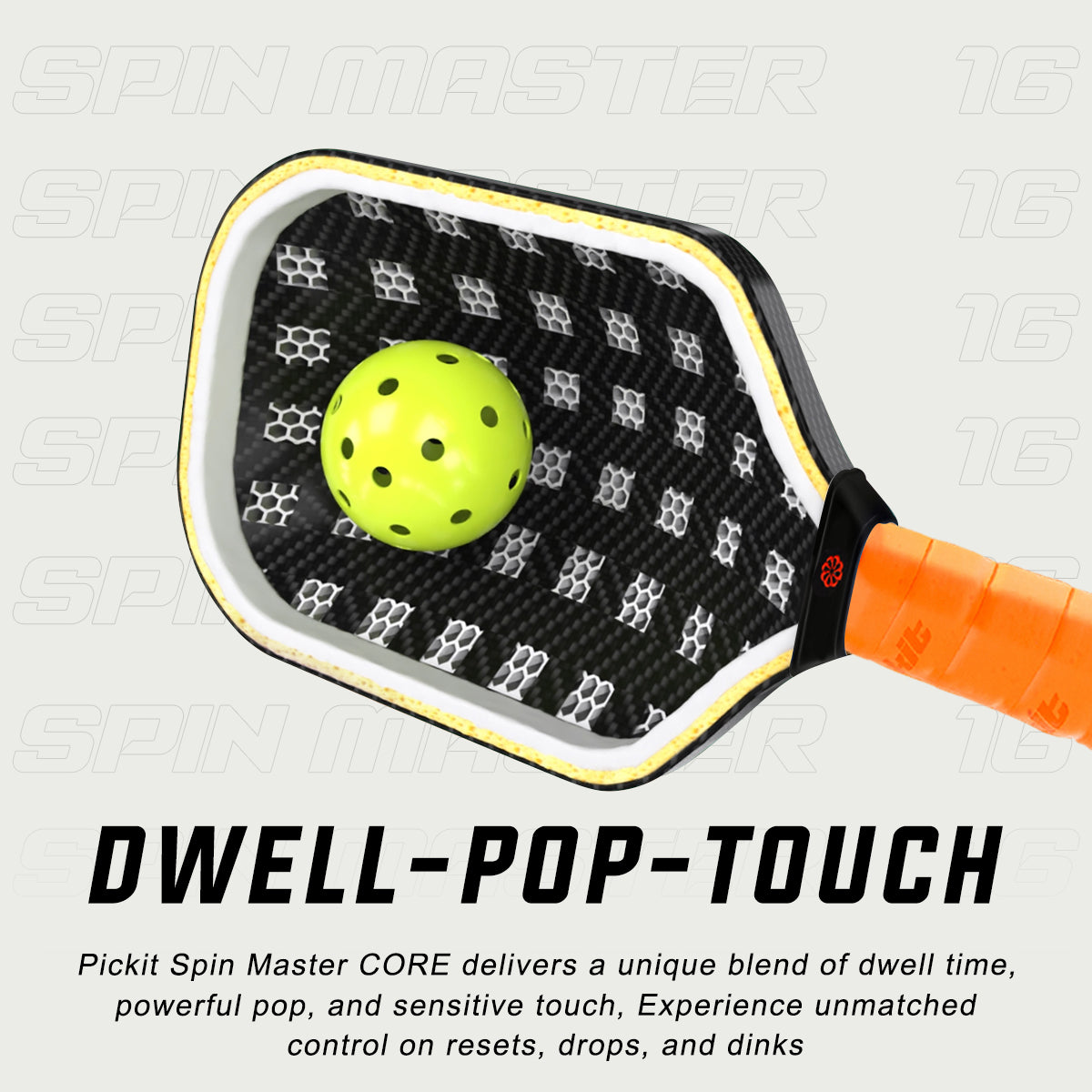 Vợt Pickleball Pickit Spin Master