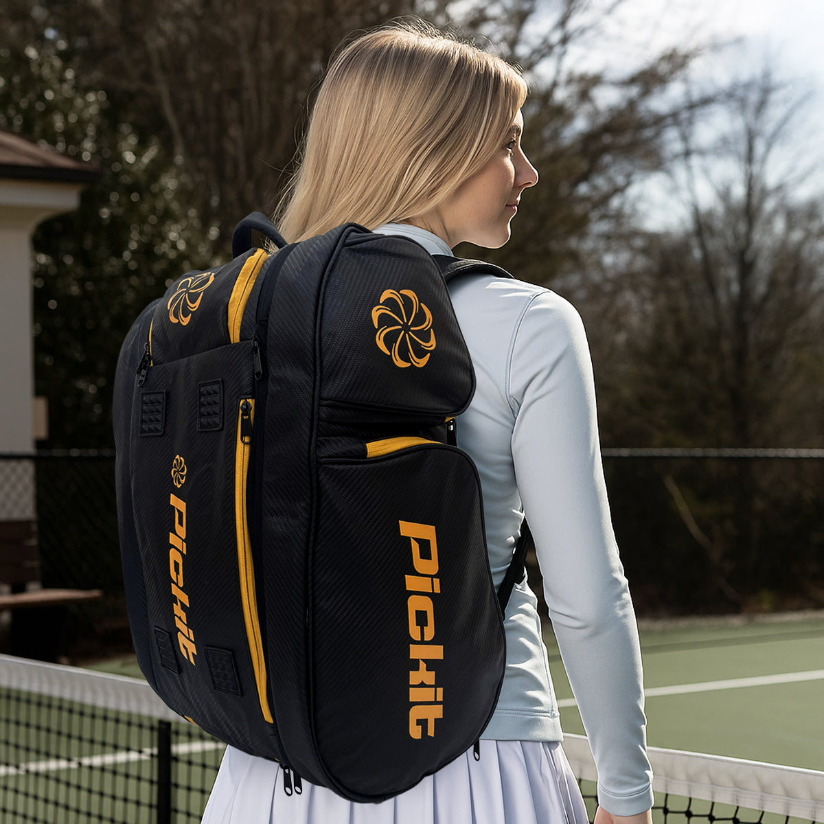 Pickit Pro Pickleball Tour Bag – Thermal Backpack & Duffle (Holds 6 Paddles)